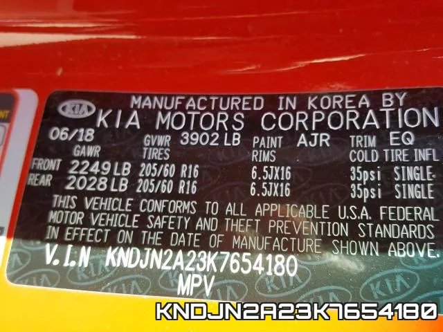 KNDJN2A23K7654180 фото 2