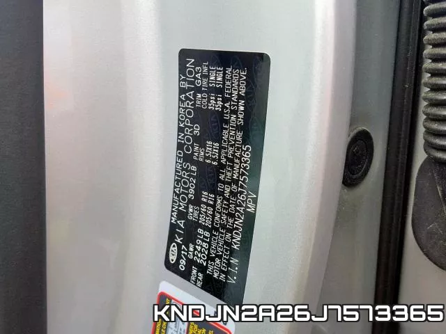 KNDJN2A26J7573365 фото 2
