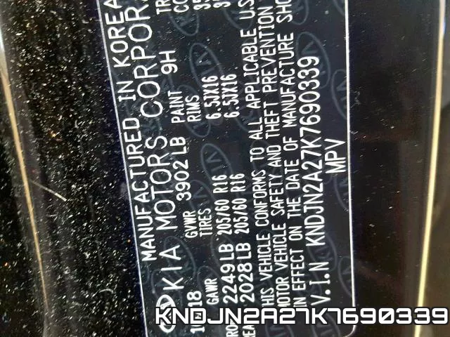 KNDJN2A27K7690339 фото 2