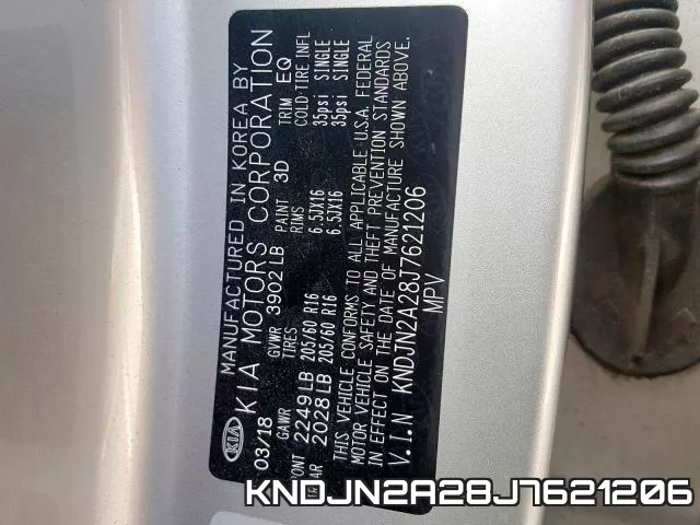KNDJN2A28J7621206 фото 2