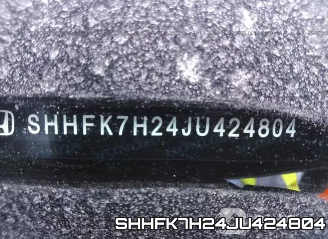 SHHFK7H24JU424804 фото 10