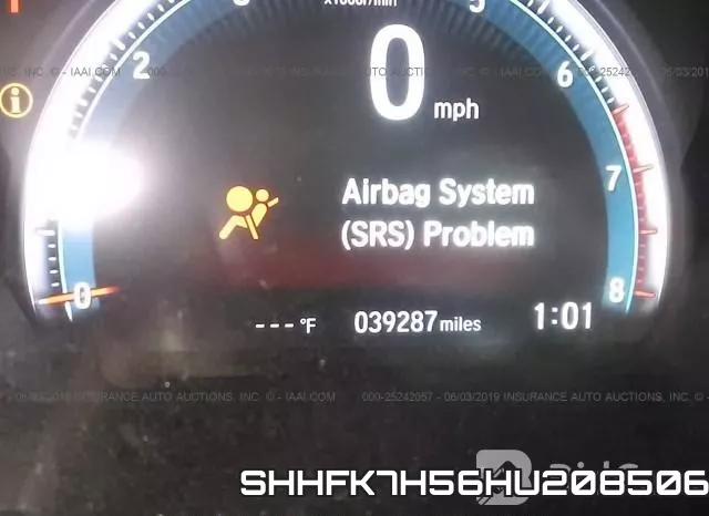 SHHFK7H56HU208506 фото 8