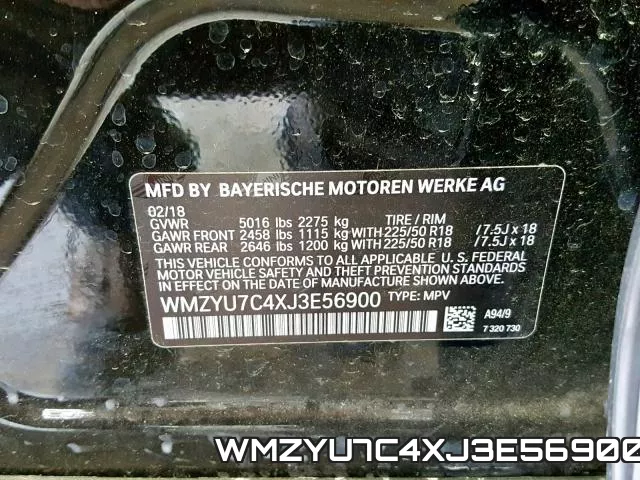 WMZYU7C4XJ3E56900 фото 2