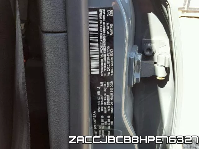 ZACCJBCB8HPE76327 фото 2