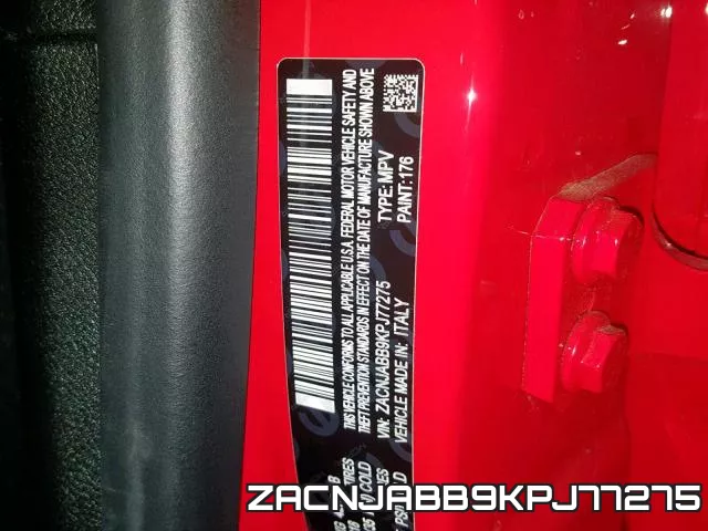 ZACNJABB9KPJ77275 фото 2