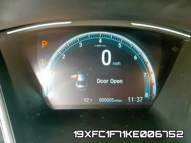 19XFC1F71KE006752 фото 9