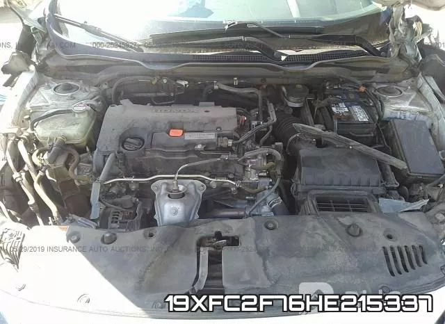 19XFC2F76HE215337 фото 2