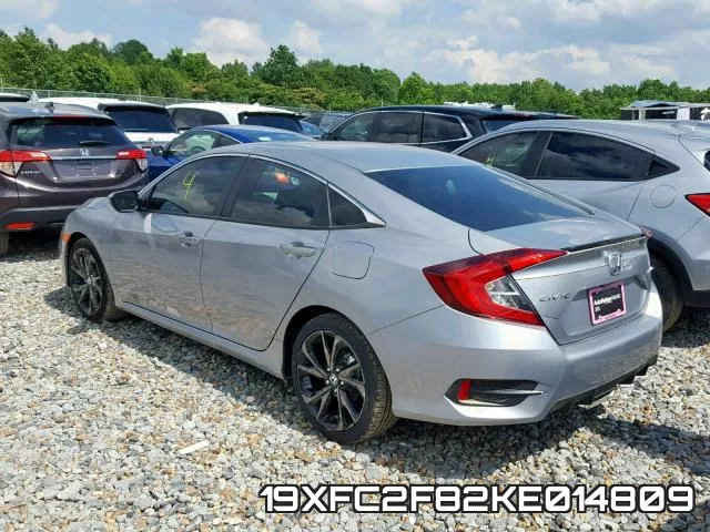 19XFC2F82KE014809 фото 4