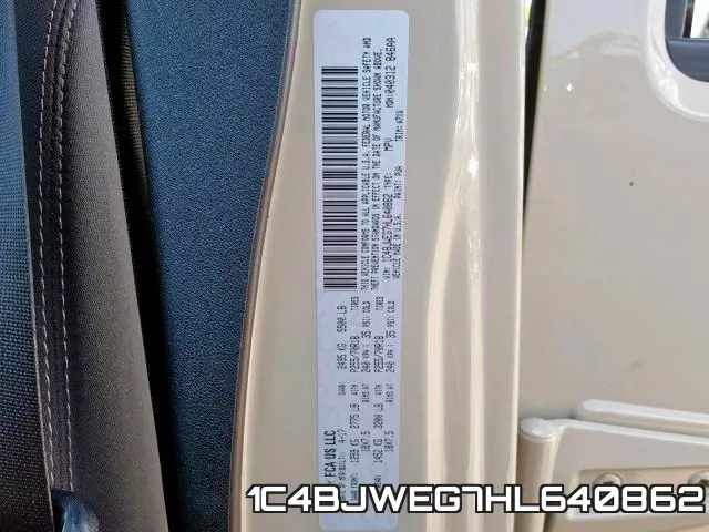 1C4BJWEG7HL640862 фото 2