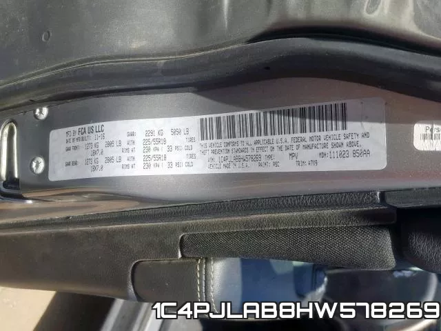 1C4PJLAB8HW578269 фото 2