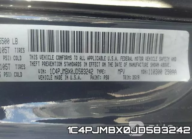 1C4PJMBX0JD583242 фото 10