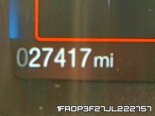 1FADP3F27JL222757 фото 9