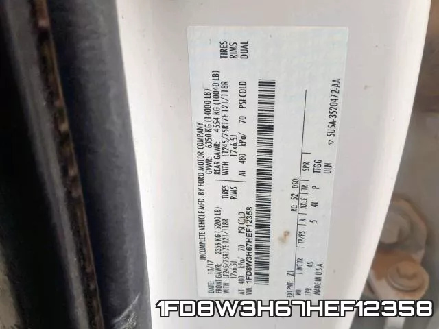 1FD8W3H67HEF12358 фото 2