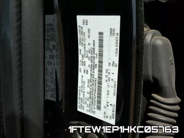 1FTEW1EP1HKC05763 фото 2