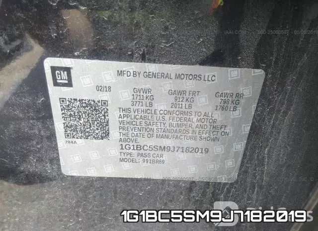 1G1BC5SM9J7182019 фото 10