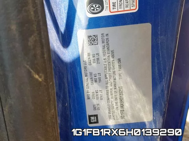 1G1FB1RX6H0139290 фото 2