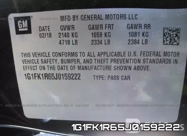 1G1FK1R65J0159222 фото 10