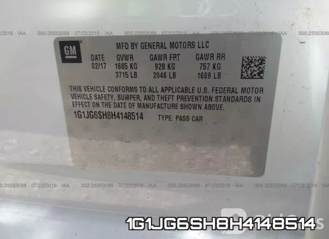 1G1JG6SH8H4148514 фото 10