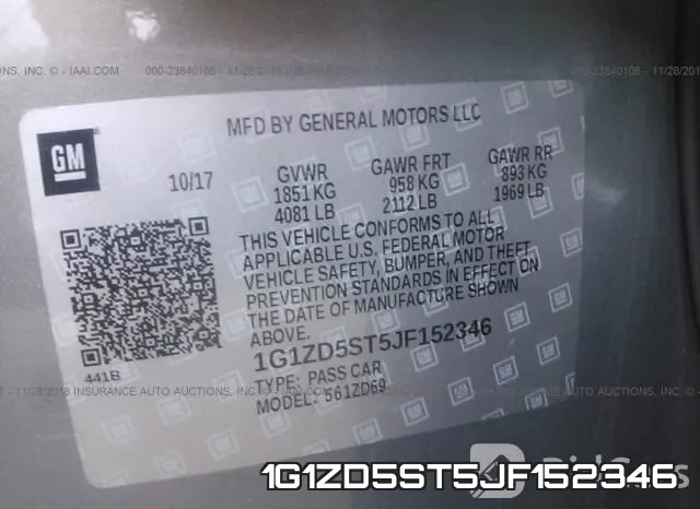 1G1ZD5ST5JF152346 фото 10