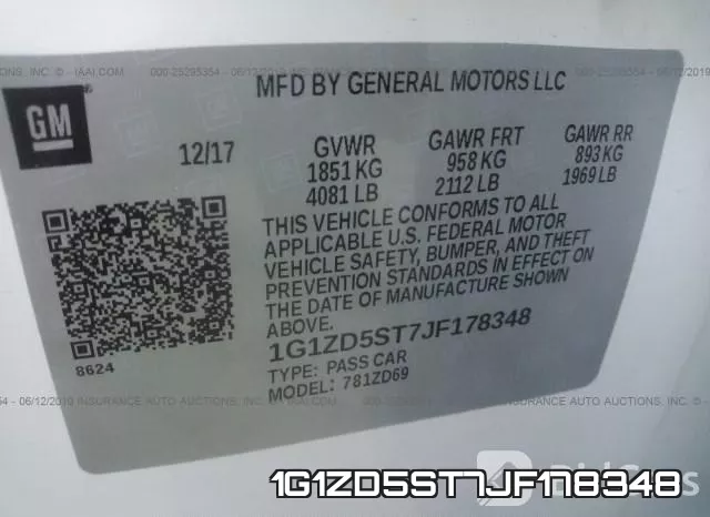 1G1ZD5ST7JF178348 фото 10