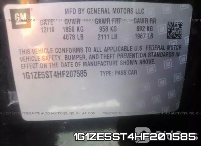 1G1ZE5ST4HF207585 фото 10