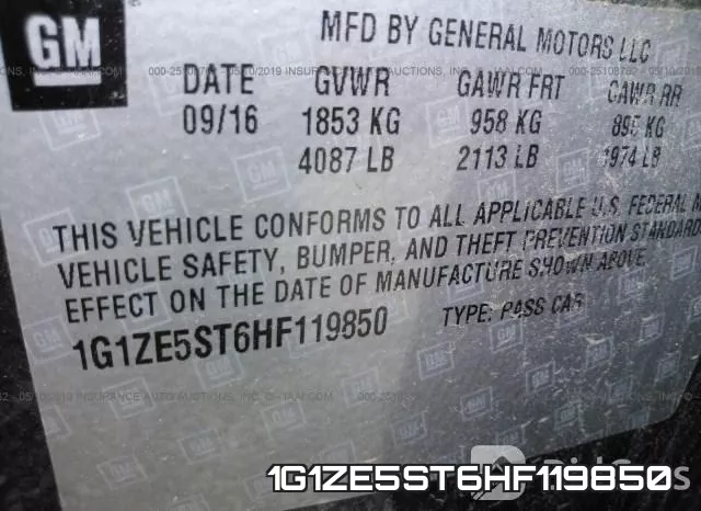 1G1ZE5ST6HF119850 фото 10