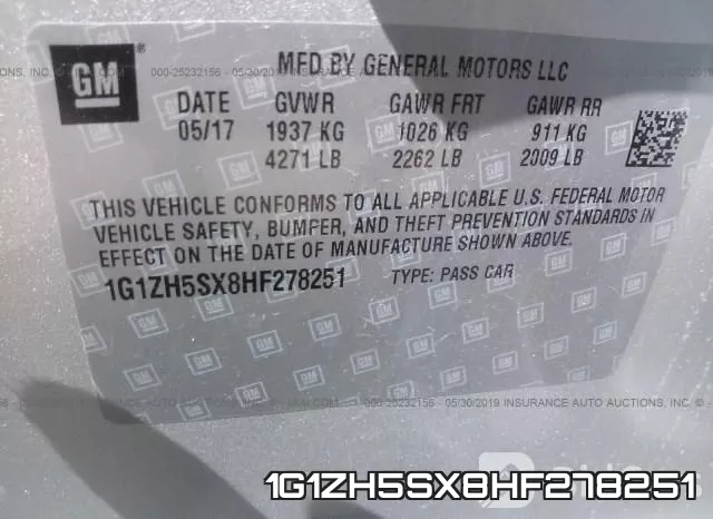 1G1ZH5SX8HF278251 фото 10