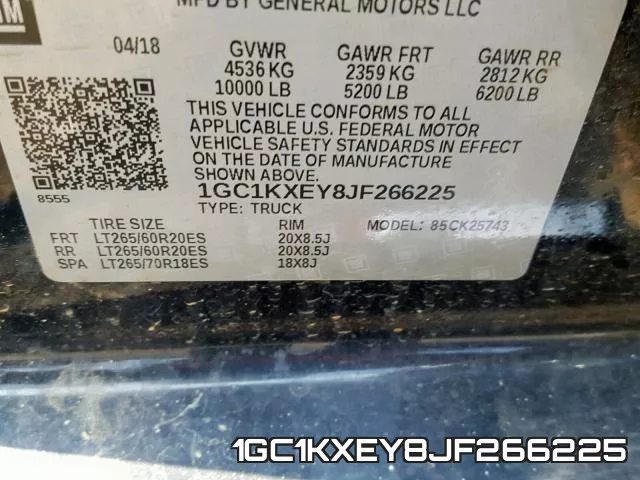 1GC1KXEY8JF266225 фото 2
