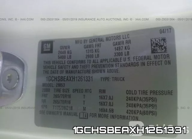 1GCHSBEAXH1261331 фото 10