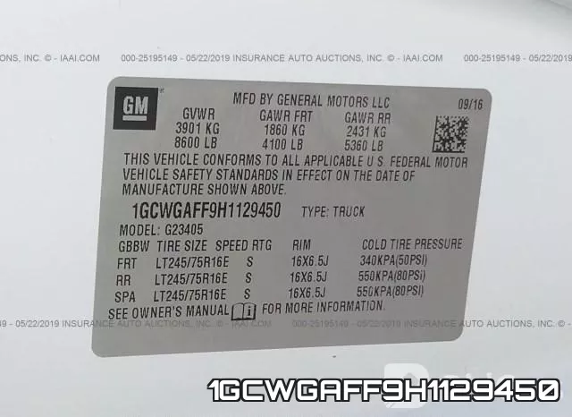1GCWGAFF9H1129450 фото 10