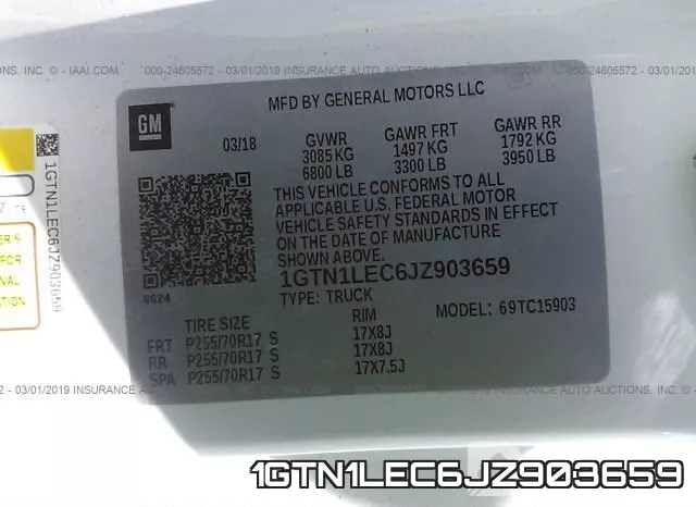 1GTN1LEC6JZ903659 фото 10