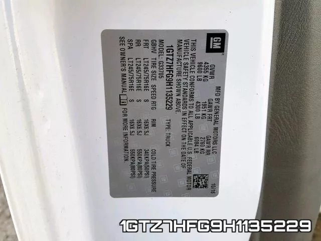 1GTZ7HFG9H1135229 фото 2