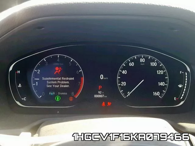 1HGCV1F16KA079466 фото 9