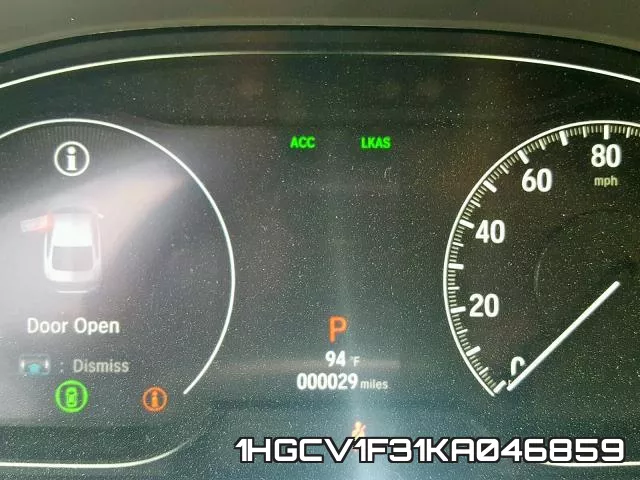 1HGCV1F31KA046859 фото 9
