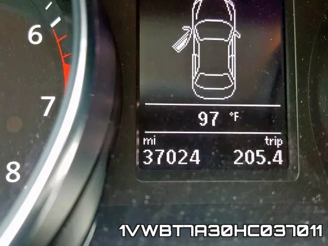 1VWBT7A30HC037011 фото 9