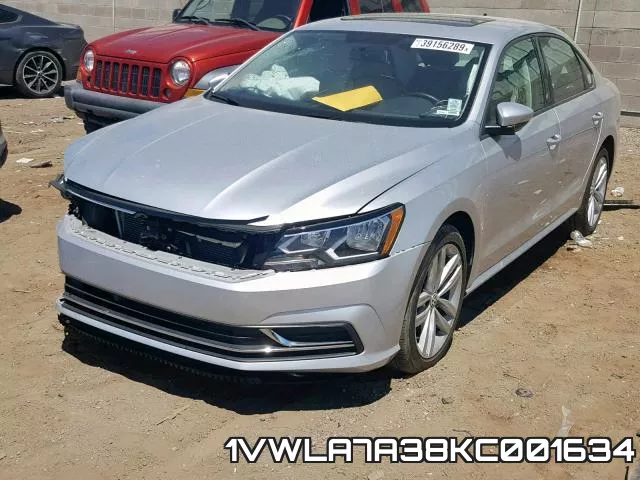 1VWLA7A38KC001634 фото 3