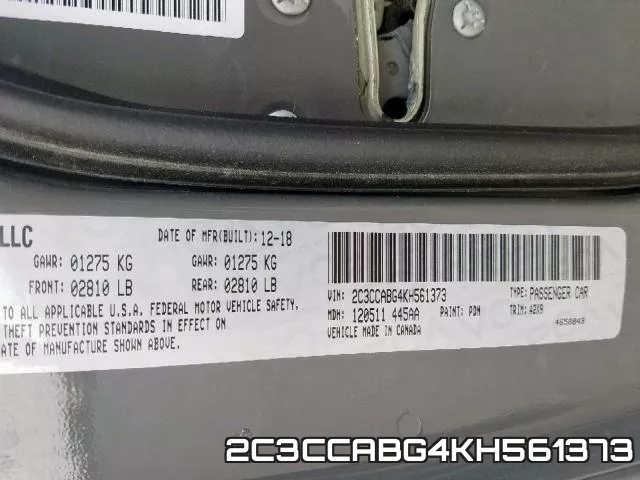 2C3CCABG4KH561373 фото 2