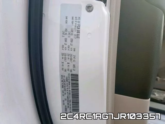2C4RC1AG7JR103357 фото 2