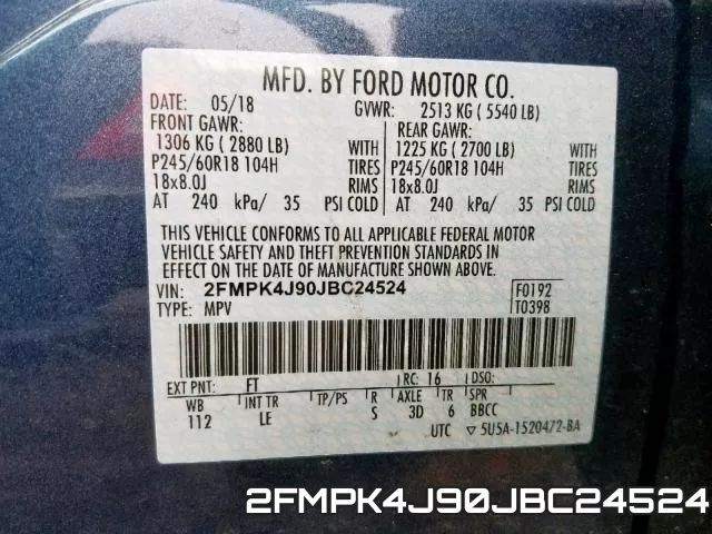 2FMPK4J90JBC24524 фото 2
