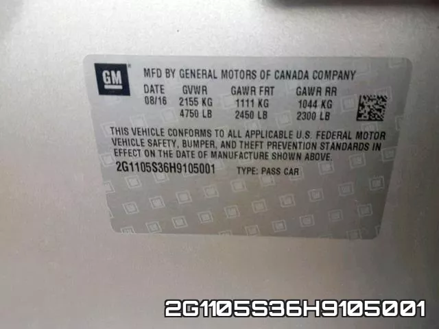 2G1105S36H9105001 фото 2