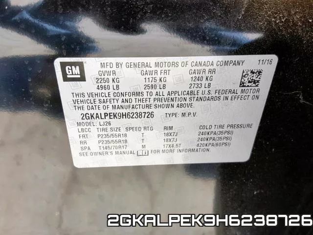 2GKALPEK9H6238726 фото 2