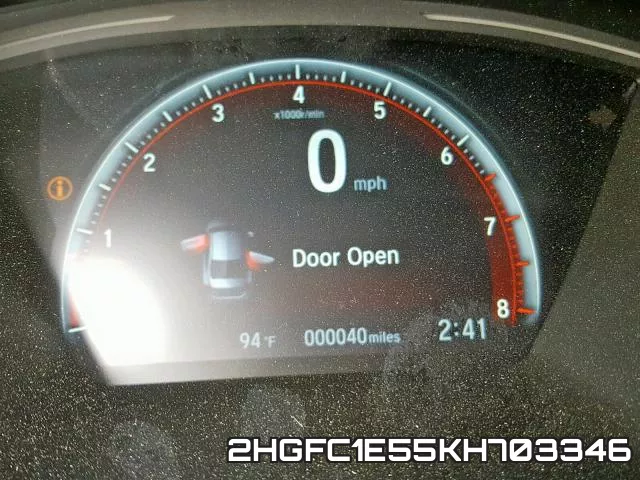 2HGFC1E55KH703346 фото 9