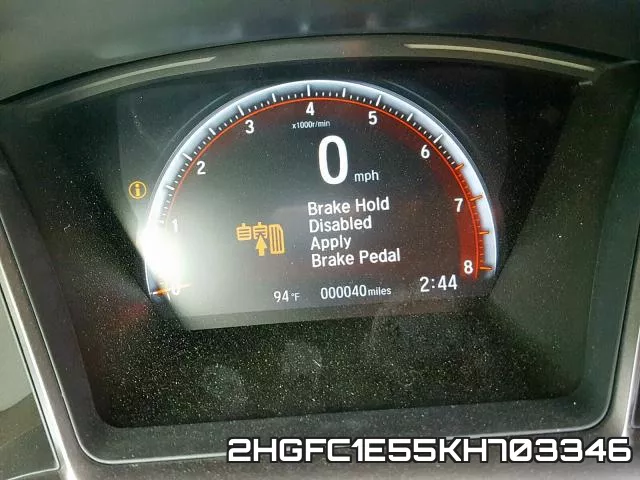 2HGFC1E55KH703346 фото 10