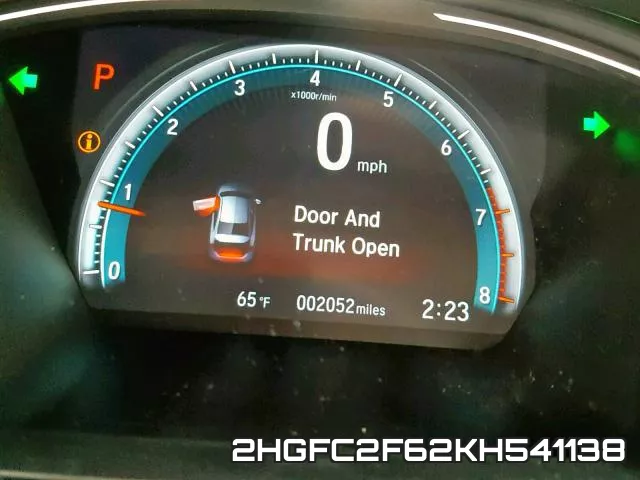 2HGFC2F62KH541138 фото 9