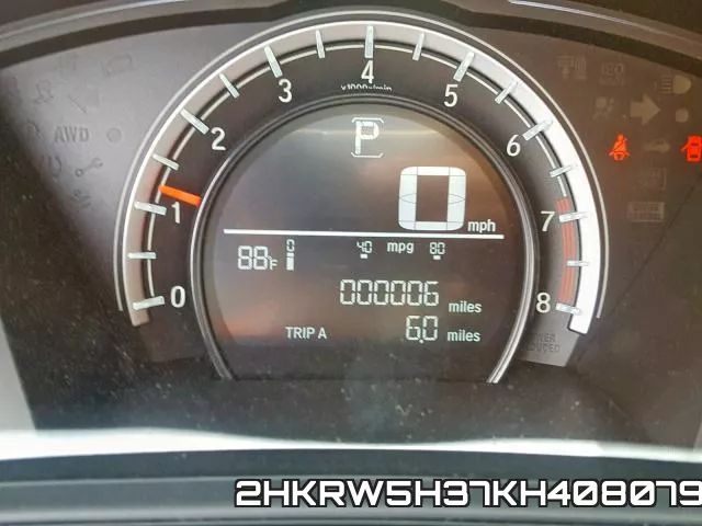 2HKRW5H37KH408079 фото 9