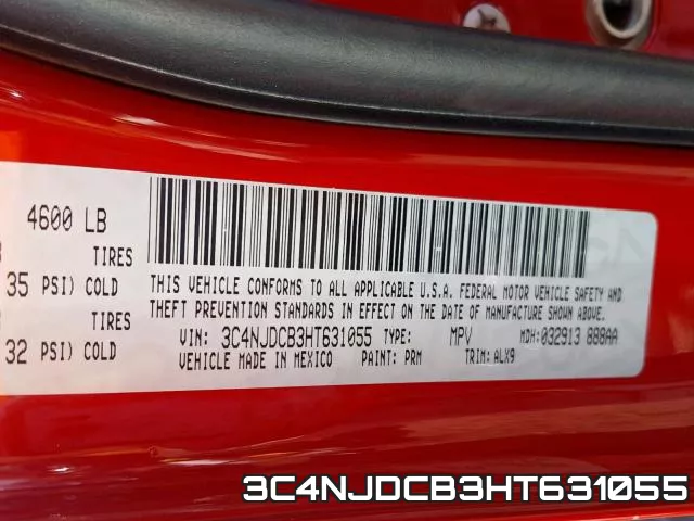 3C4NJDCB3HT631055 фото 2