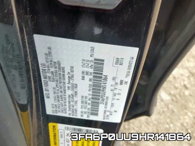 3FA6P0UU9HR141864 фото 2