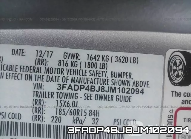 3FADP4BJ8JM102094 фото 10