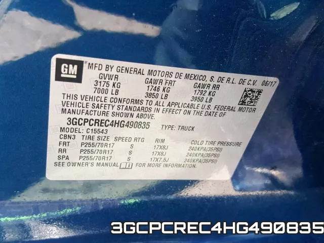 3GCPCREC4HG490835 фото 2