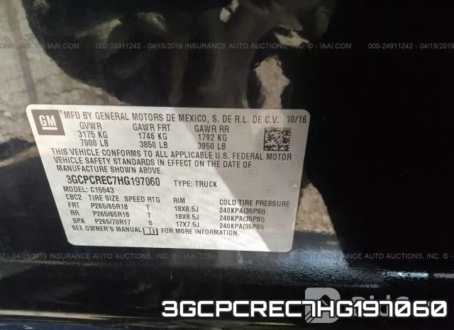 3GCPCREC7HG197060 фото 10